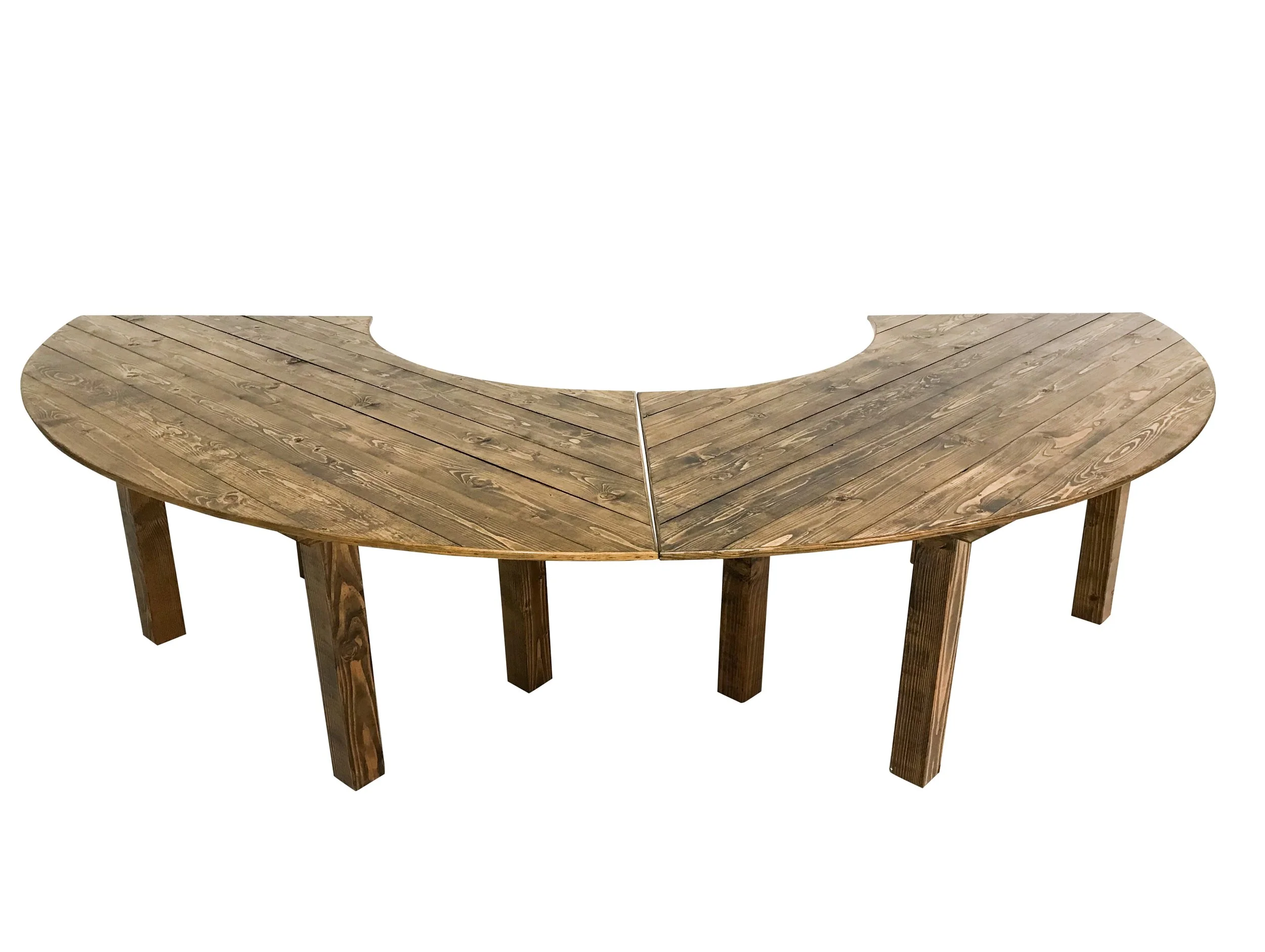 Farm Dark U Table (2 Sections)