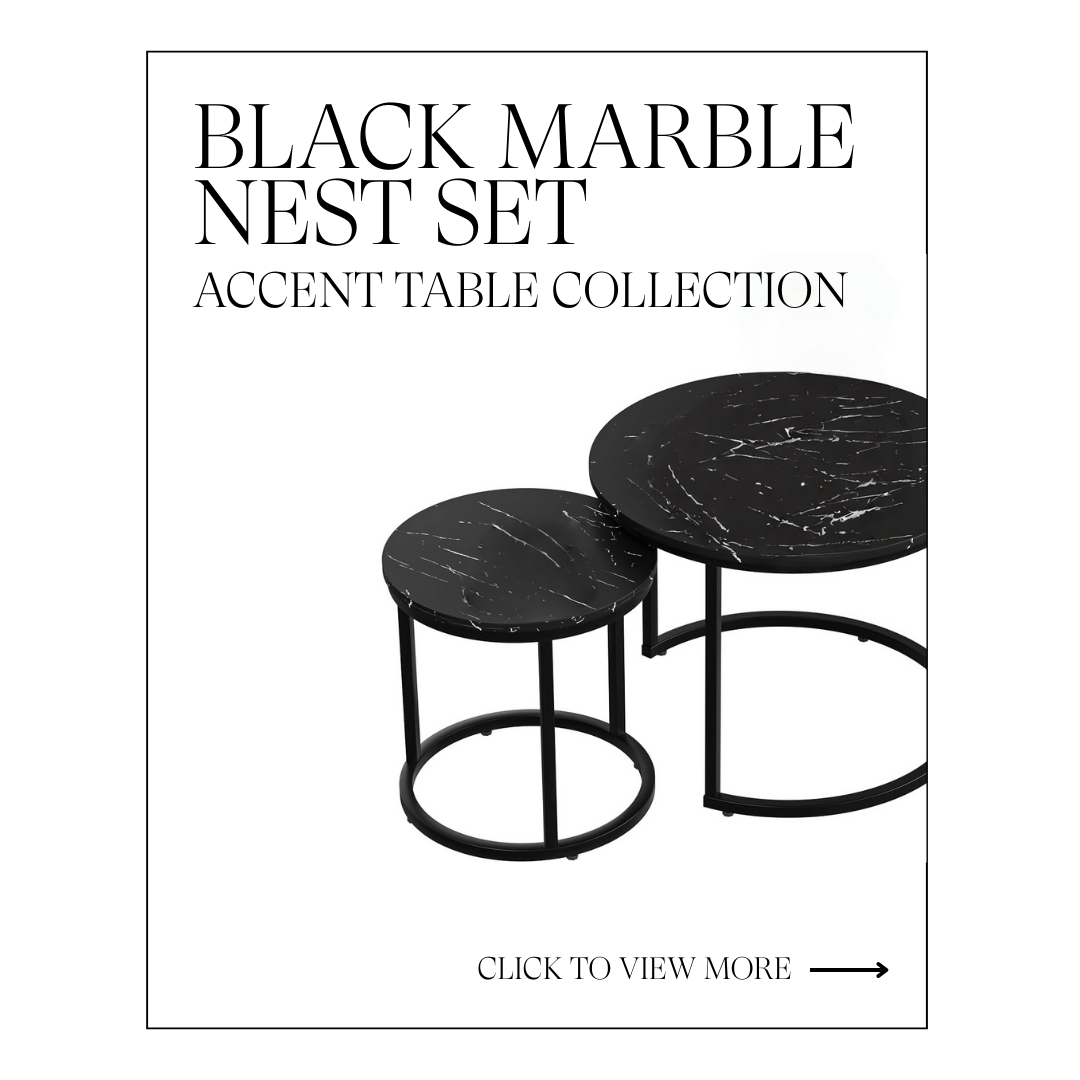 BLACK MARBLE NEST SET