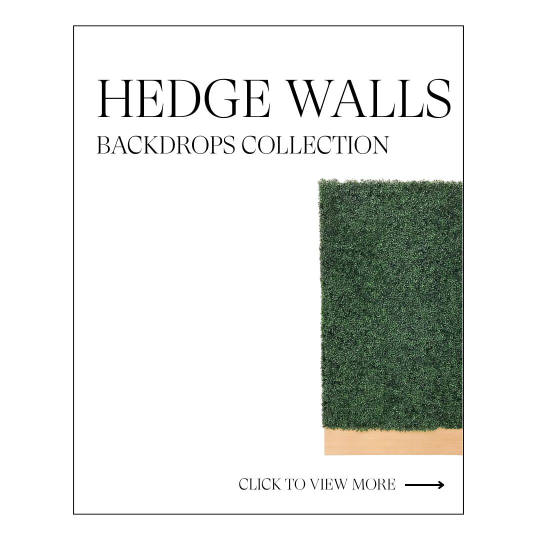 4' X 8' HEDGE WALLS