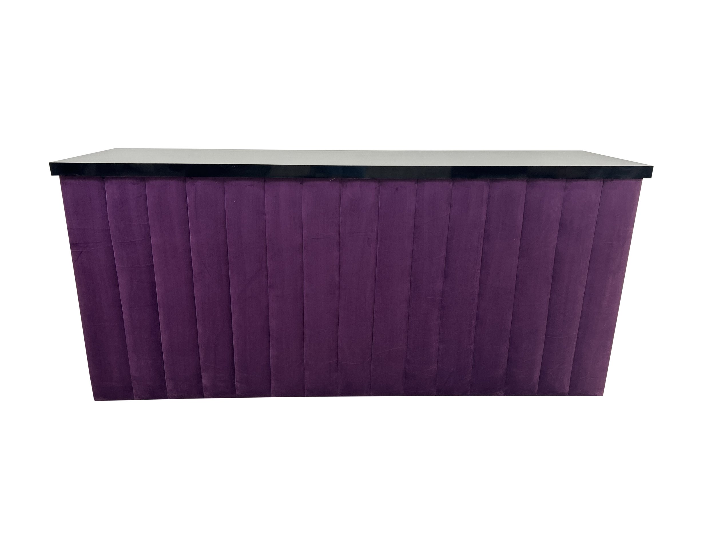 Purple with Black Top