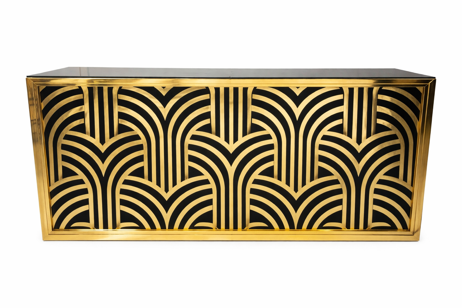 8' Gold / Black  Deco