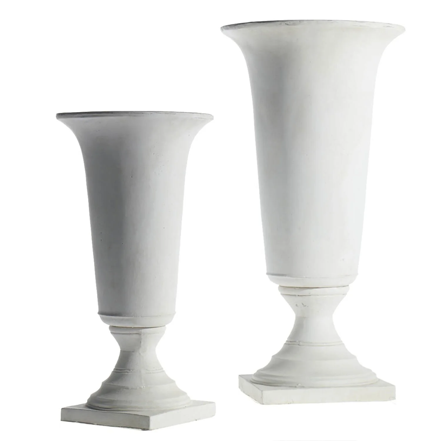 Napa White Urn Set
Large:16.0"x 16.0" x 32.5"
Small:12.25" x 12.25" x 24.0"