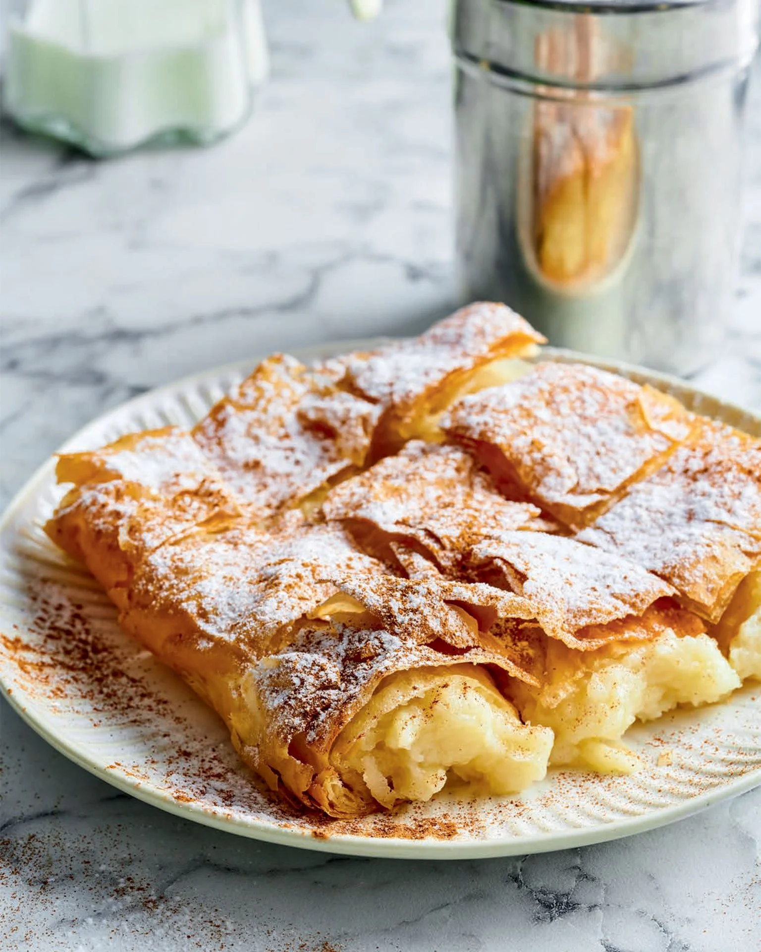 Traditional Serres Bougatsa – Custard Vanilla Cream