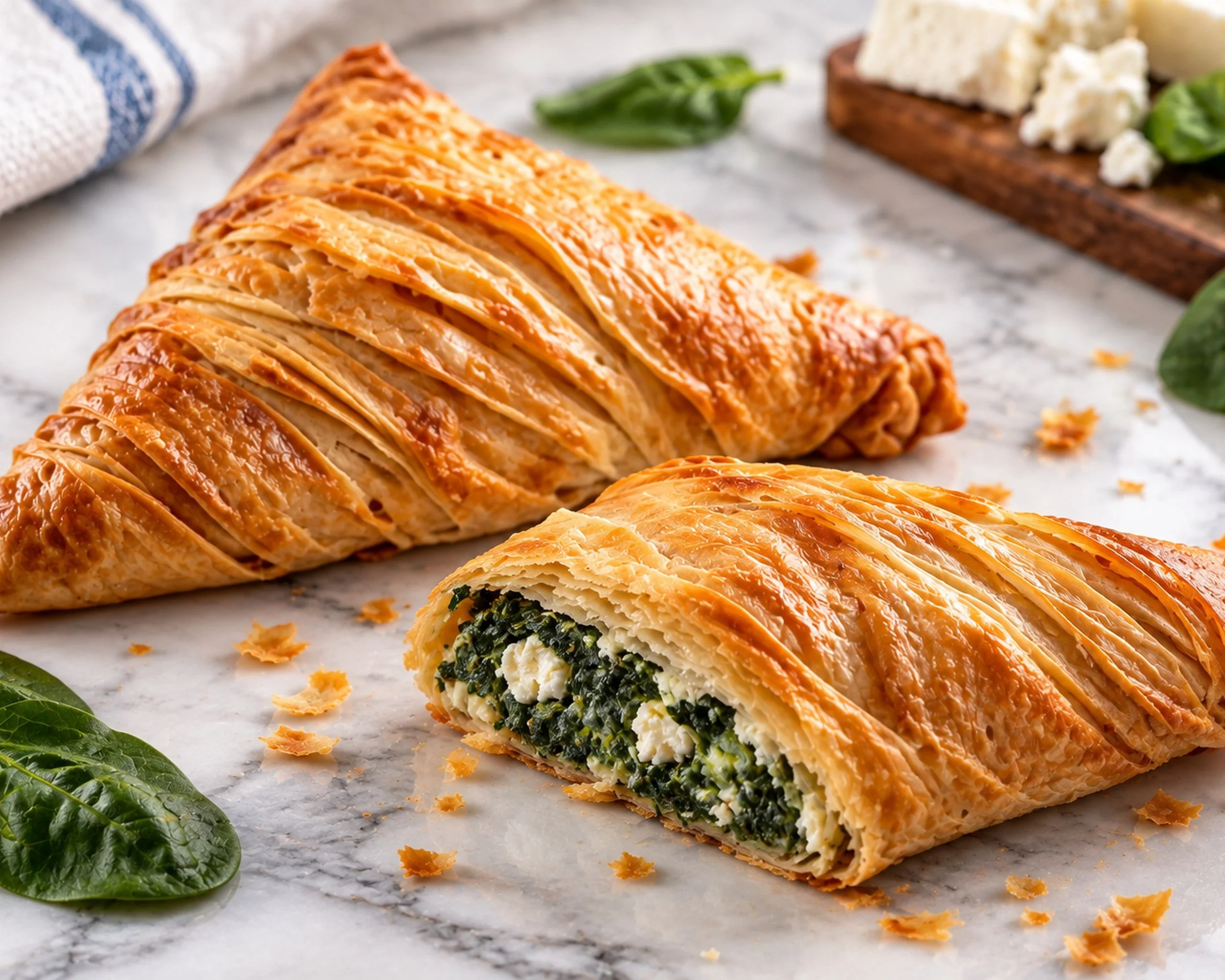 Traditional Spanakopita – Spinach & Feta Pie