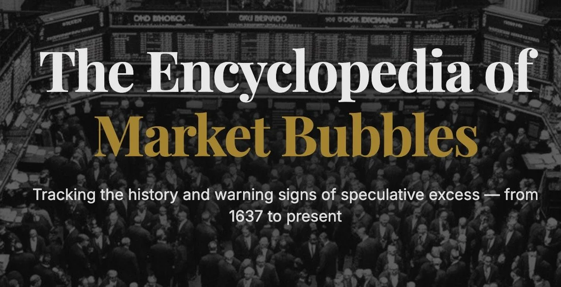 Bubblepedia: The World's First Dedicated Encyclopedia of Market Bubbles