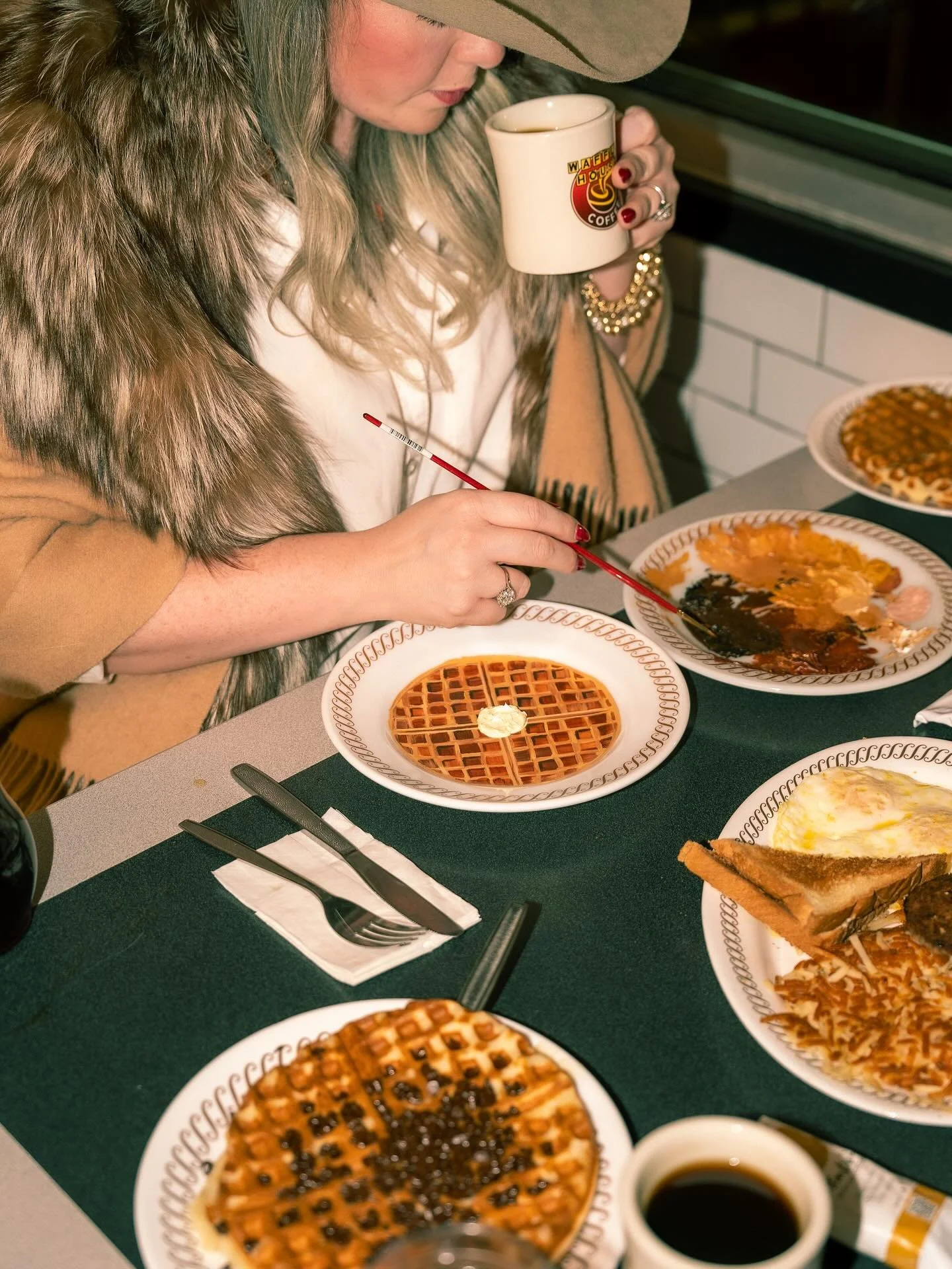 Rise &amp; Shine everyone! ✨ Art and Coffee are on the Breakfast menu today.  Pre-order your waffle plate with the link in bio.