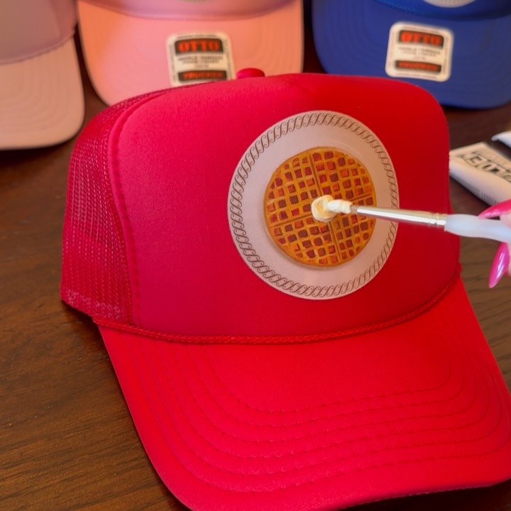 TRUCKER HATS ARE LIVE.  Link in bio. $25 includes shipping or local drop off.  Hand painted butter on each hat.  Get it while it&rsquo;s hot, these are gonna go fast!!!