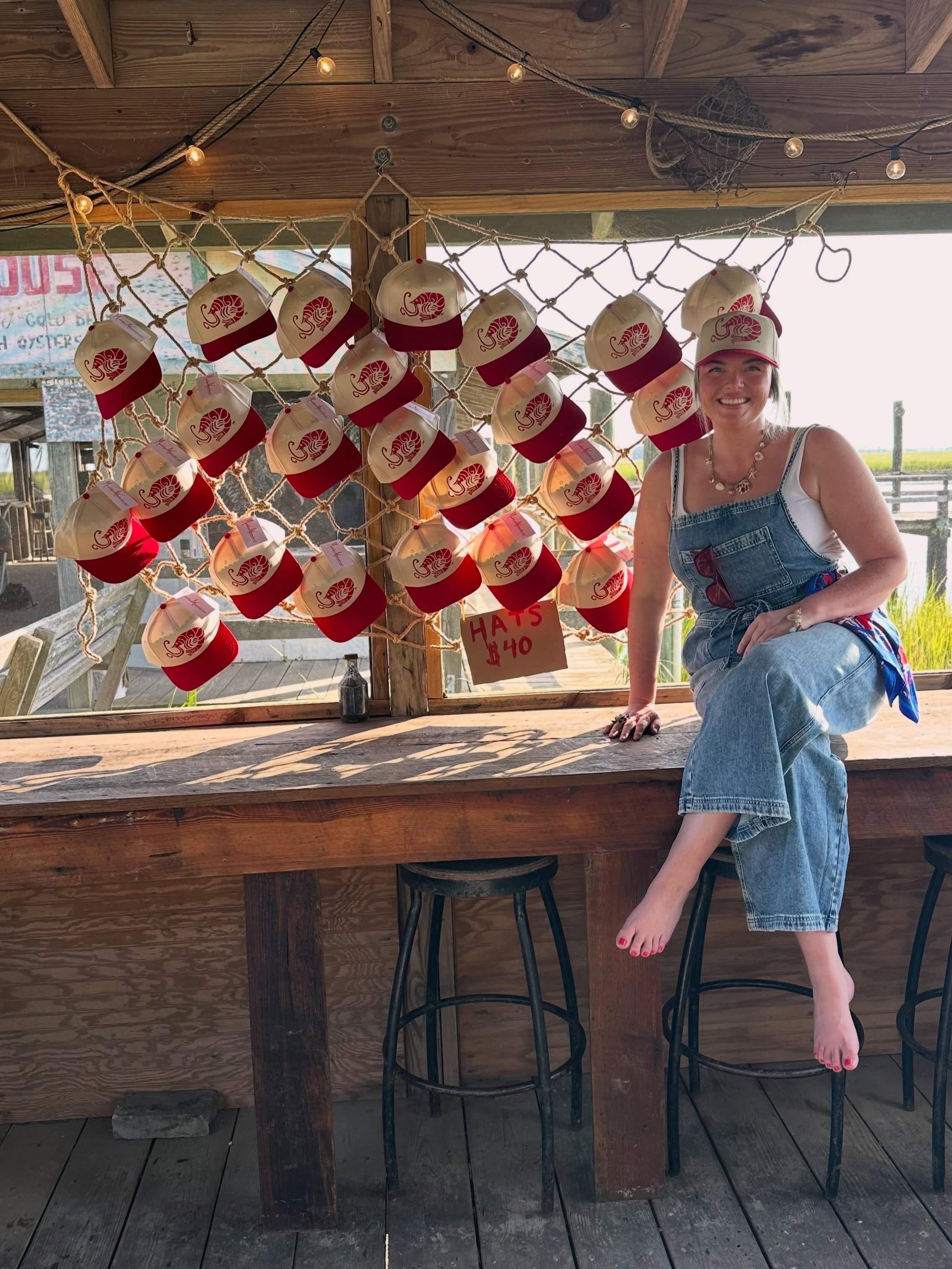 THANK YOU to everyone that bought a hat last night!! I sold out in less than two hours and it truly brought me so much joy to see everyone wearing them.  I loved meeting everyone so much!! I couldn&rsquo;t have picked a more perfect setting than sitt