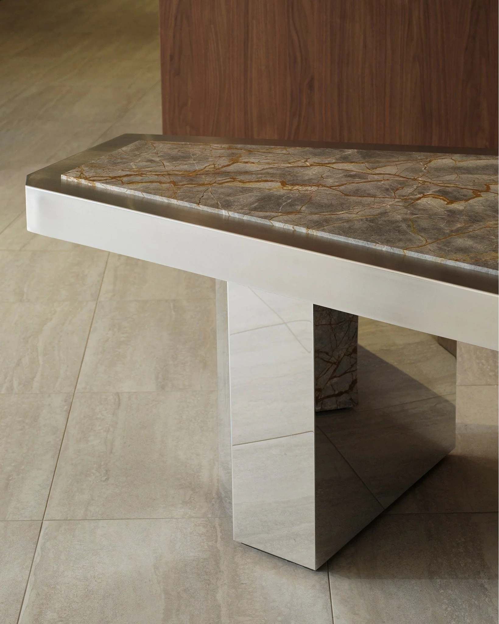 Materiality at Addisons is deliberate and quietly resolved.

Studio Tate uses stone, timber, textiles and colour with restraint, creating a workplace that feels grounded, precise and enduring. Material choices reinforce rhythm and clarity rather than