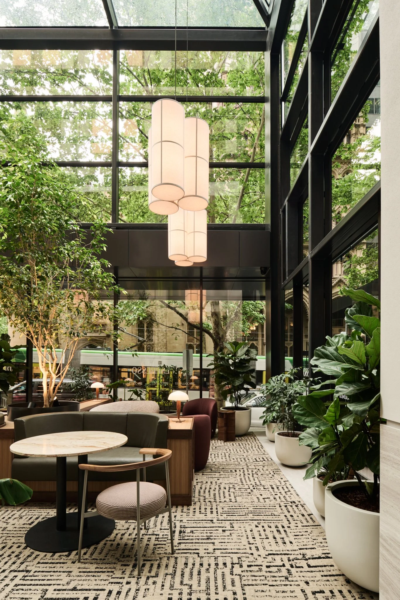 379 Collins: An Orangerie-Inspired Office Lobby
