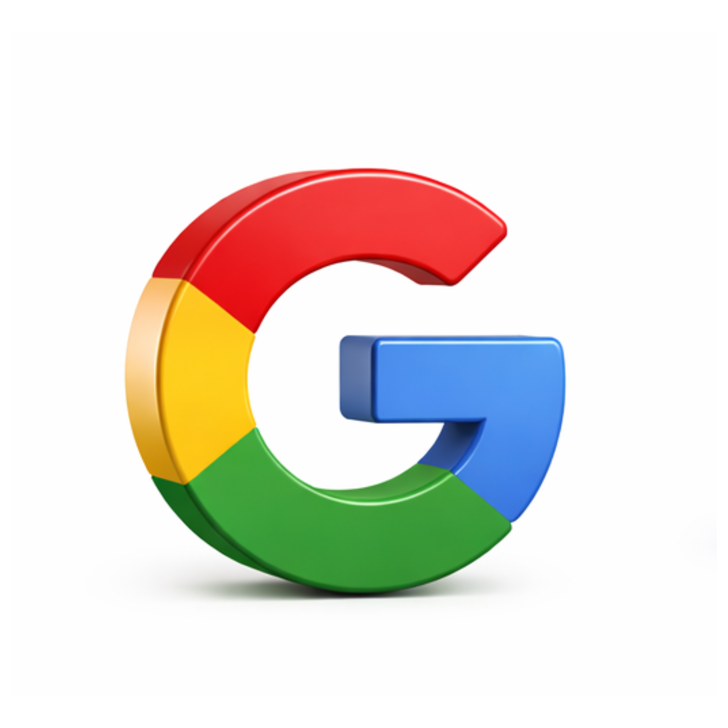 3D Google logo representing Google Ads and search advertising managed by Sparrow Marketing