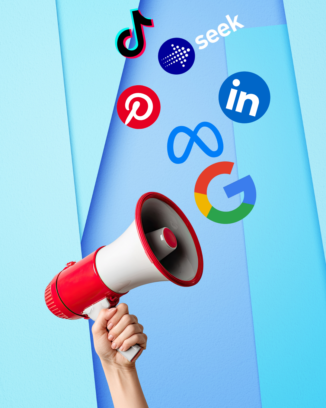 Multi-platform digital advertising across Meta, Google, TikTok, Pinterest, LinkedIn and Seek for Australian businesses.