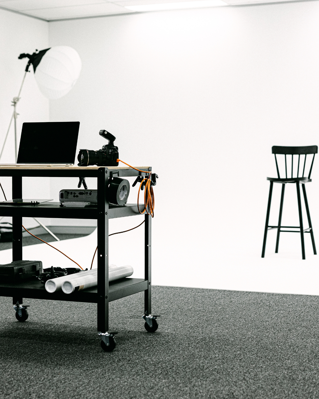 Professional content creation studio in Penrith, Sydney, used for photography and video marketing.