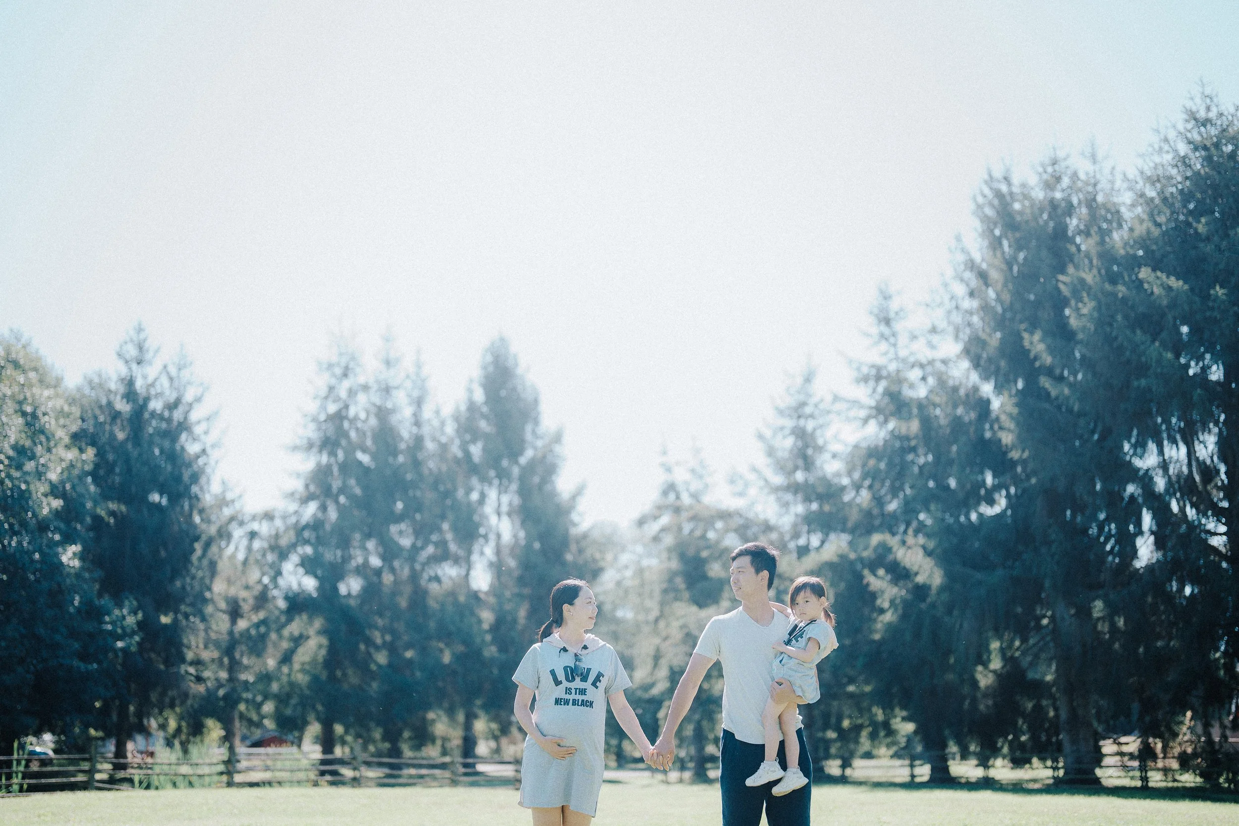 Family photo in Richmond Country Farms