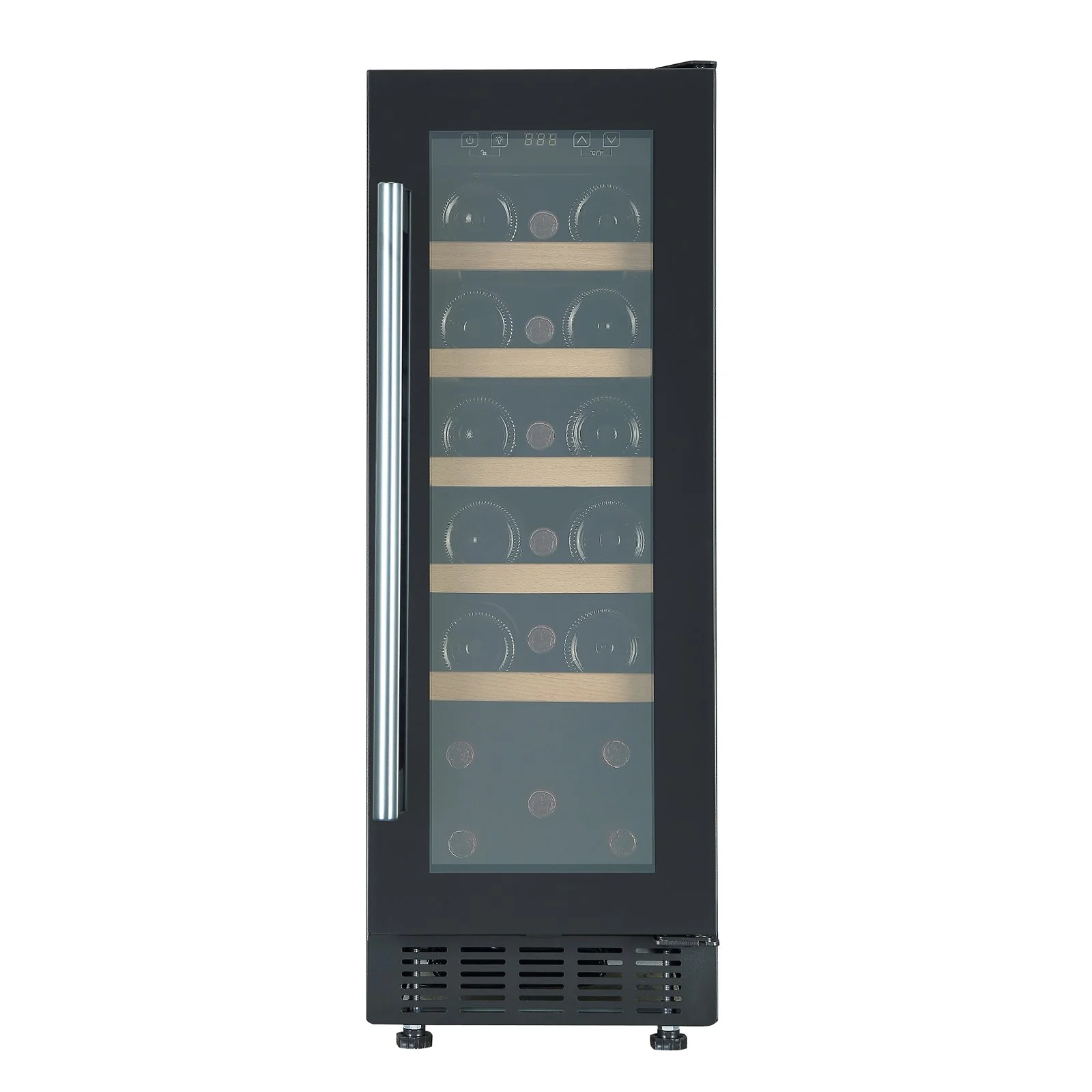 20 Bottle Single Zone, Black | CCWIS20B