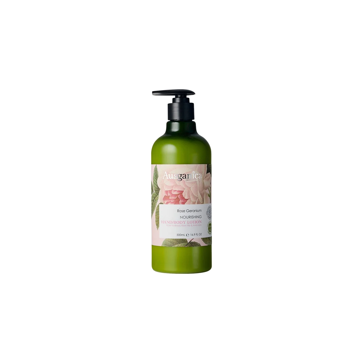 Ausganica Organic Hand Lotion Rose Geranium 500ml