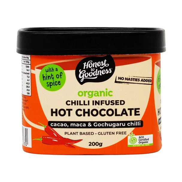 Honest to Goodness - Organic Hot Chocolate - Chilli Infused 200g