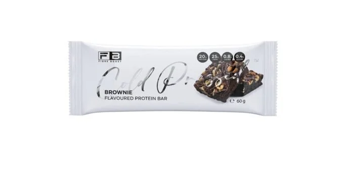 Fibre Boost - Cold Pressed Protein Bar 60gm- Brownie