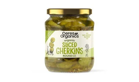 Ceres Organics - Organic Sliced Gherkins 670g