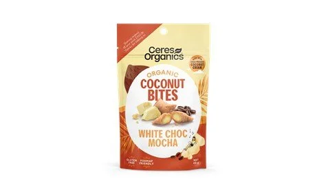 Ceres Organics - Organic Coconut Bites - White Choc Mocha 60g