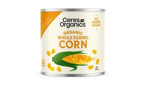 Ceres Organics - Organic Whole Kernel Corn 340g