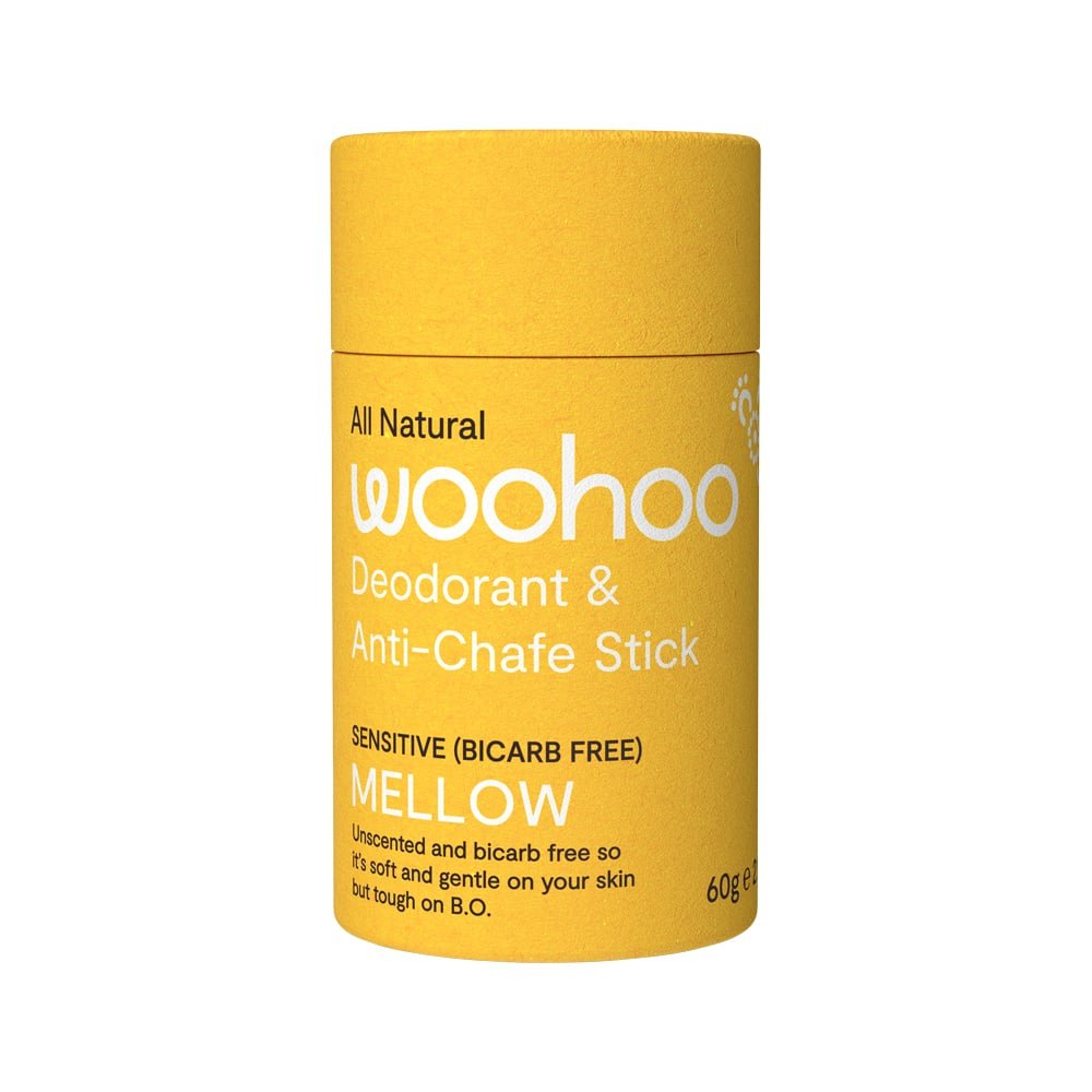 Woohoo Deodorant& Anti Chafe Stick - Sensitive Bicarb free - Mellow