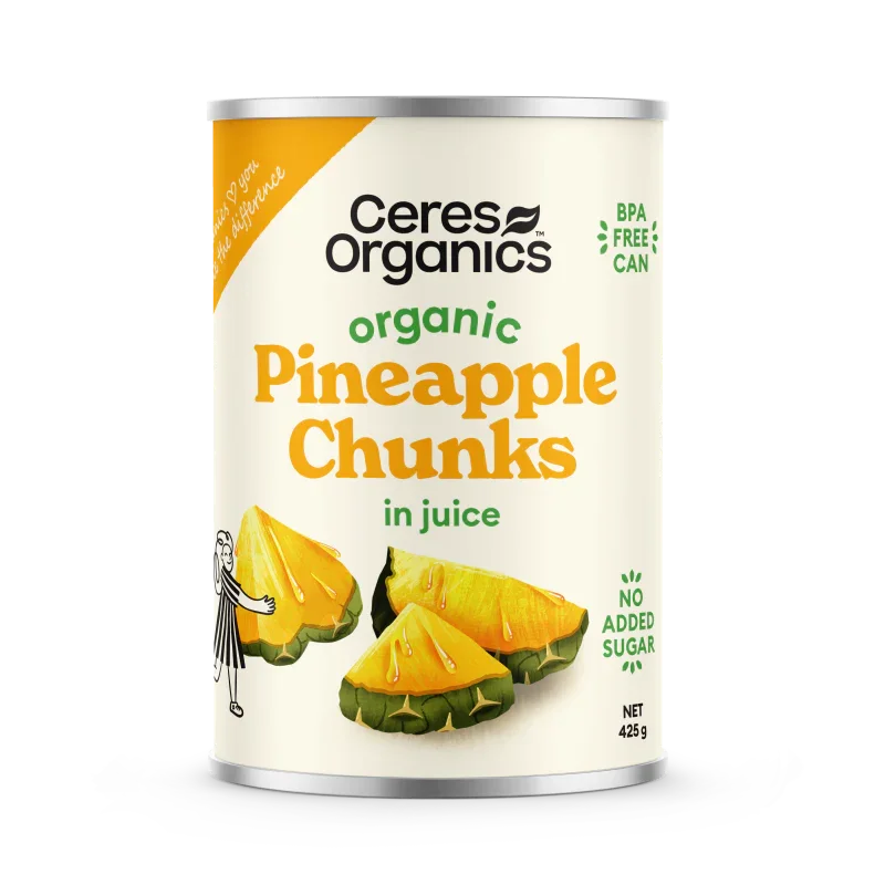 Ceres Organics - Pineapple Chunks in Juice 425g
