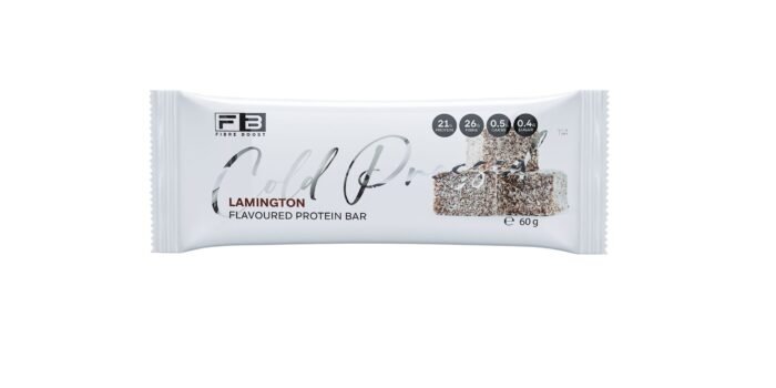 Fibre Boost - Cold Pressed Protein Bar 60gm- Lamington