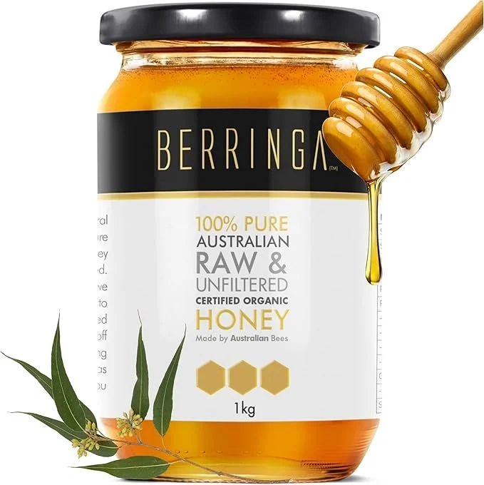 Berringa Organic - Australian Pure Raw Unfiltered Eucalyptus Honey 1kg