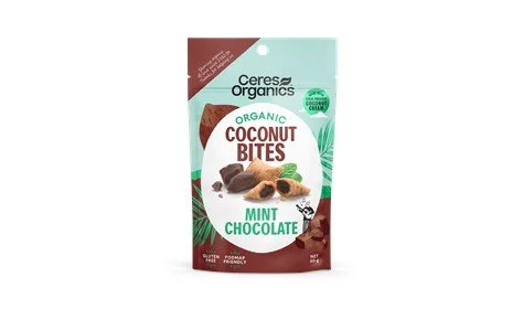 Ceres Organics - Organic Coconut Bites - Mint Chocolate 60g