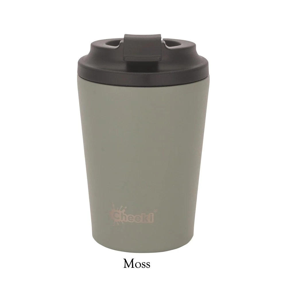Cheeki Insulated Coffee Cup Moss 350ml_media-01.jpg