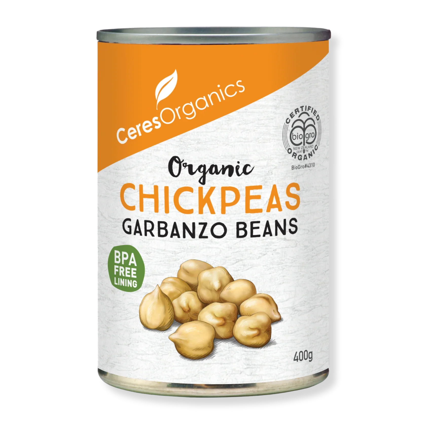 Ceres Organics - Chickpeas / Garbanzo Beans 400g