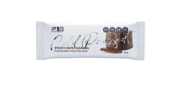 Fibre Boost - Cold Pressed Protein Bar 60gm- Sticky Date Pudding