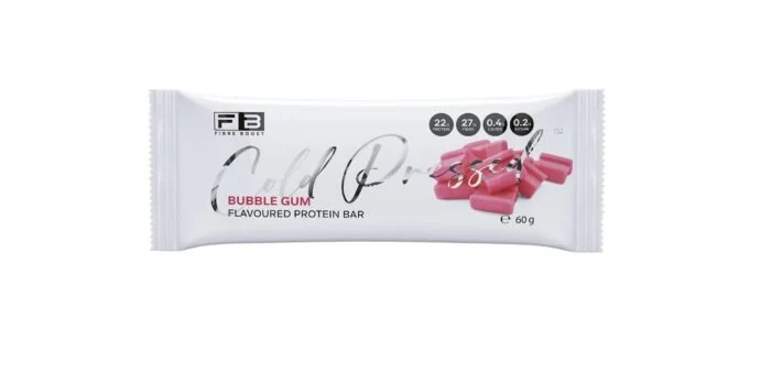 Fibre Boost - Cold Pressed Protein Bar 60gm- Bubble Gum