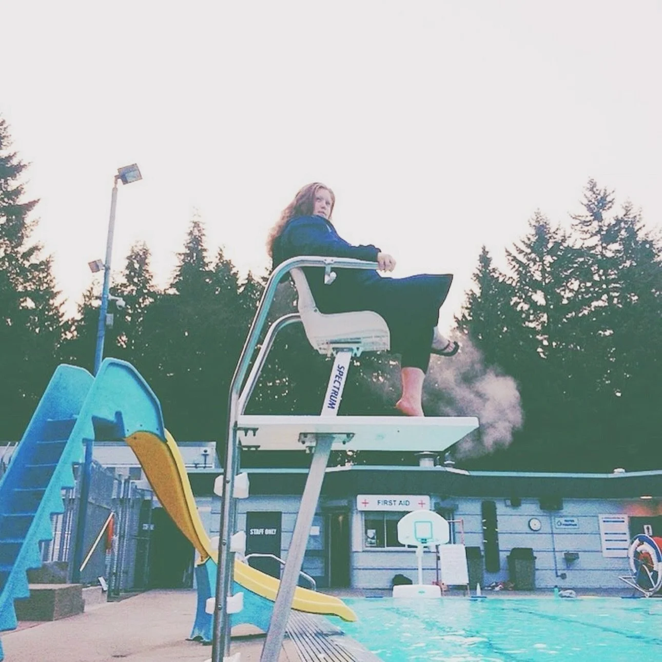 I stumbled across an album of old swimming photos the other day, and it made me think that I should post a few here to help me share more about my experience in aquatics over the years.

I grew up across the street from the pool in these photos in La