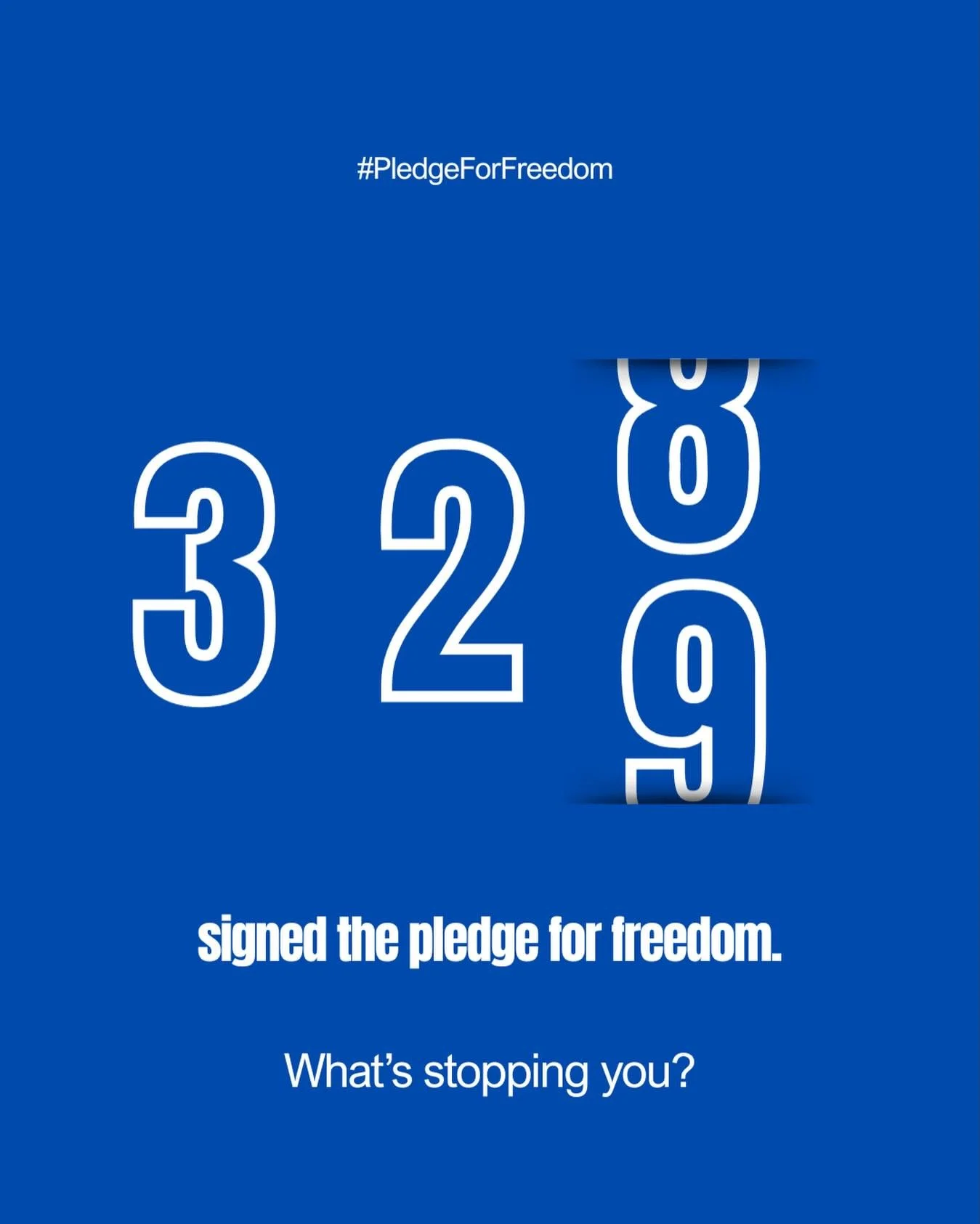 Join a movement that calls for real freedom. 

🔗pledgeforfreedom.com

#pledgeforfreedom