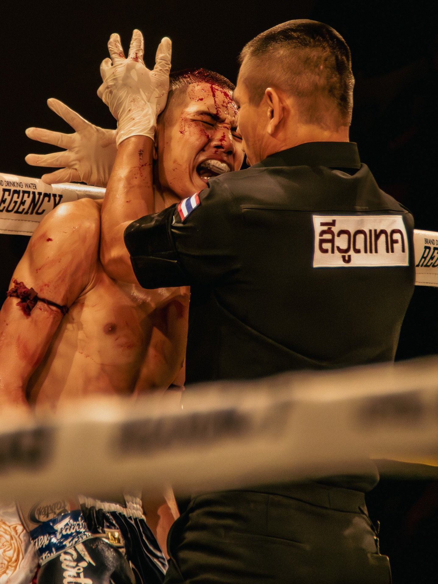 A raw moment in the ring. 

#muaythaiphotography #nakmuay #sportphotography #imaphotographer #fyp