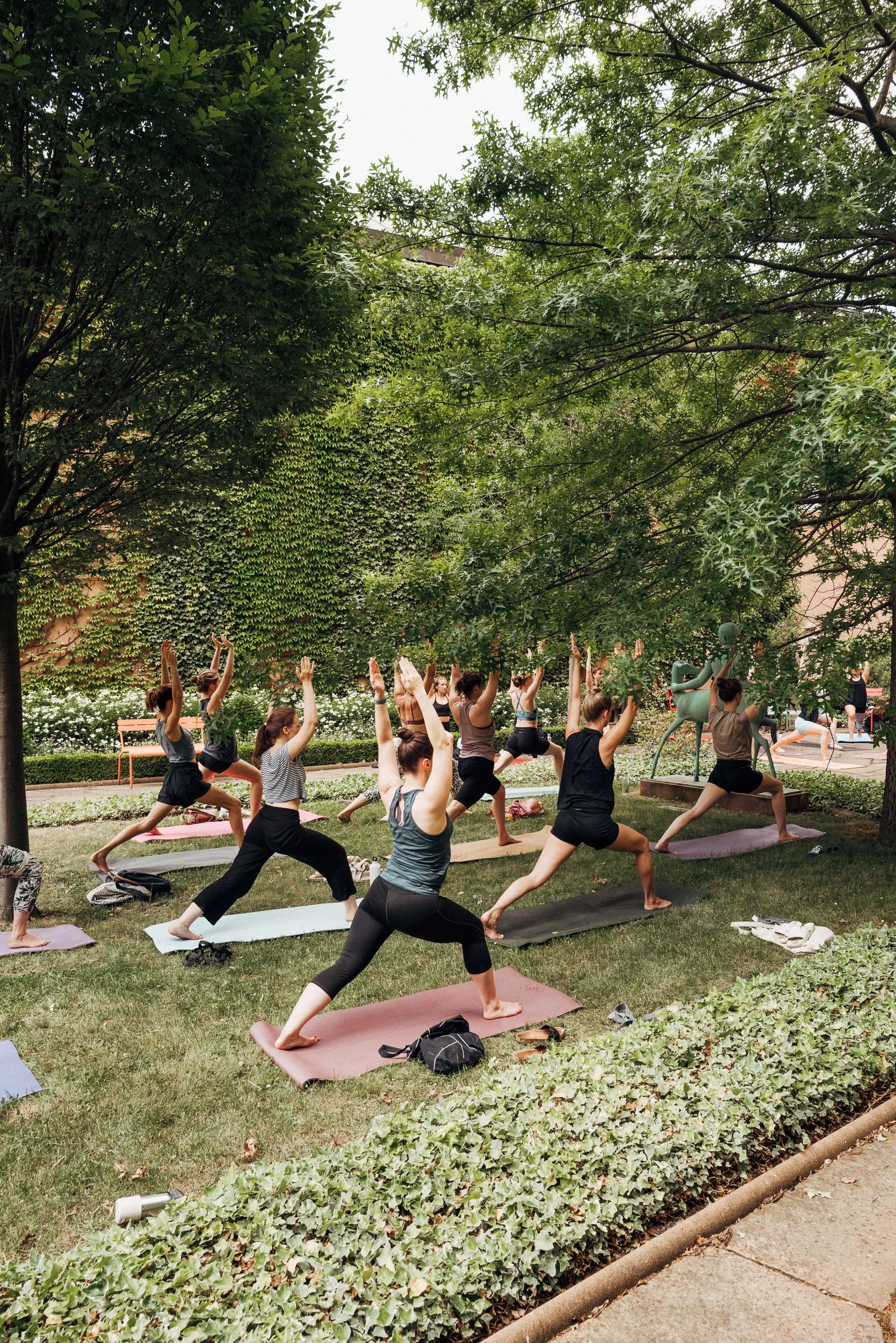 	Sunday-Flow im Rehgarten des Grassimuseums