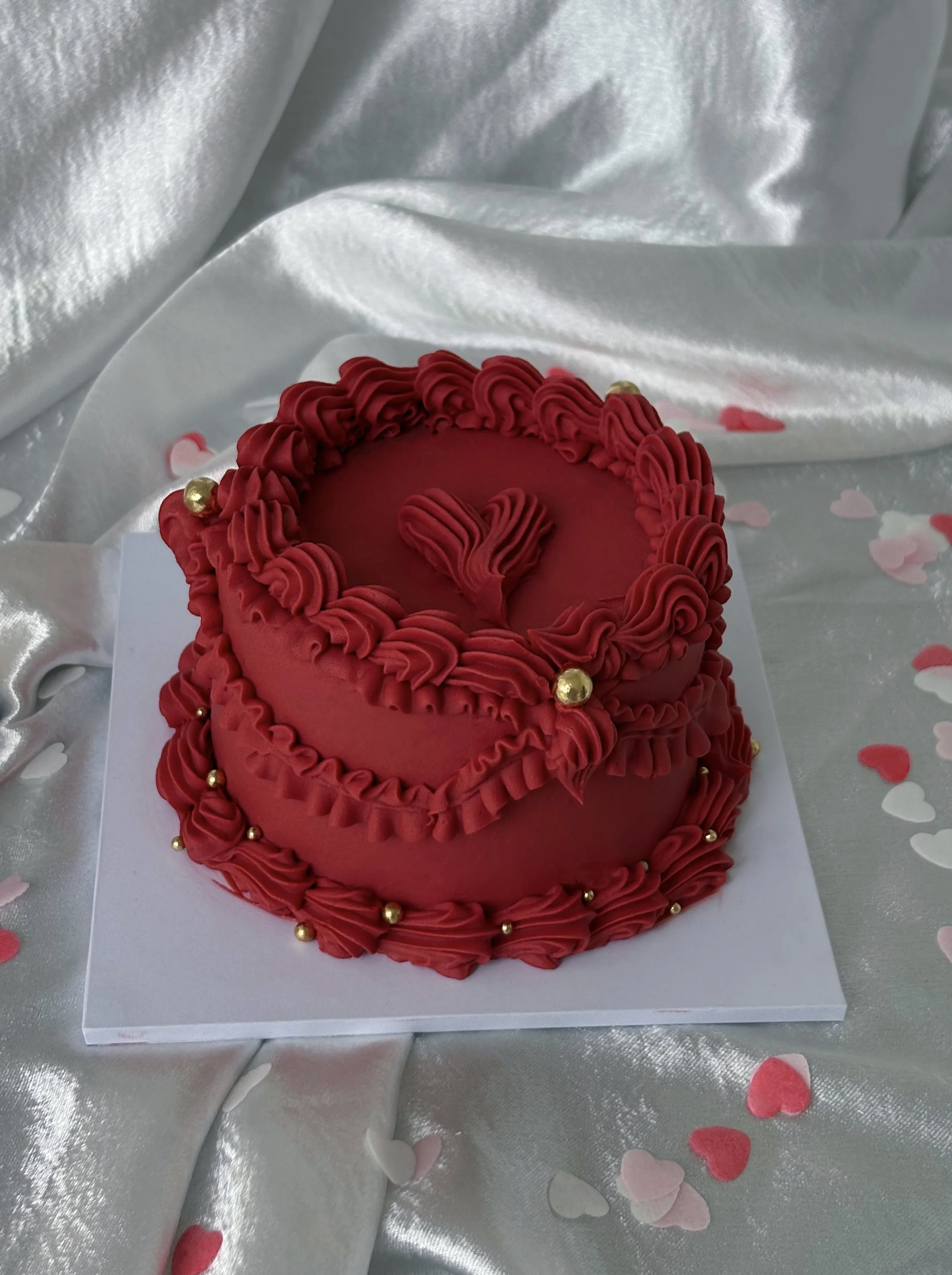 Valentines Lovers Bento Cake