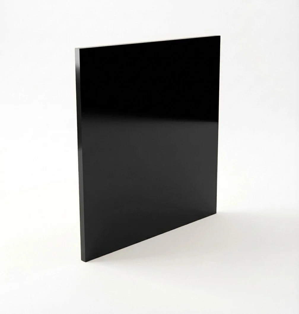 black acrylic sheet