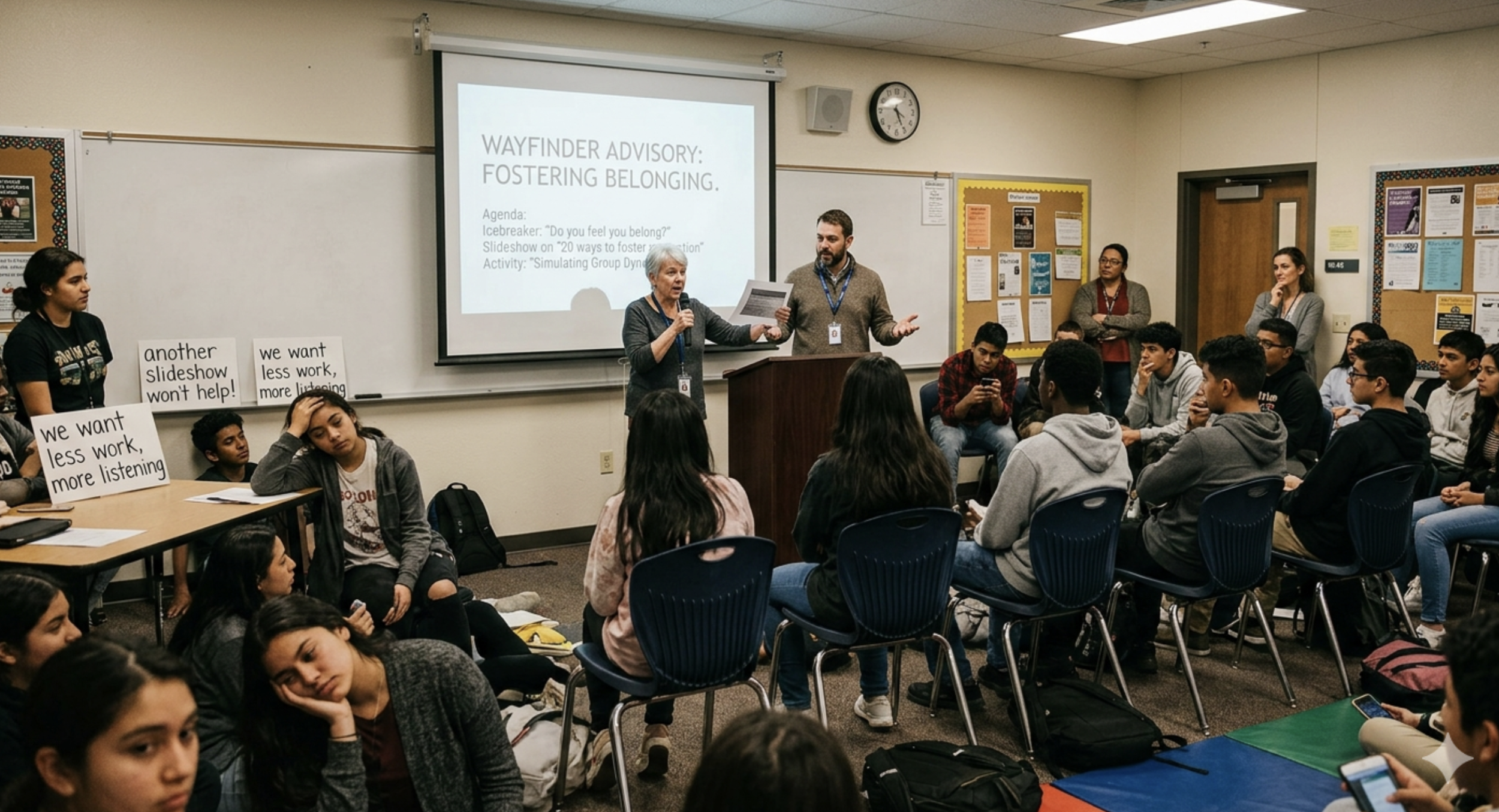 Admin Pushes for Connection After Panorama Results, Decisively Schedules Another Wayfinder Advisory