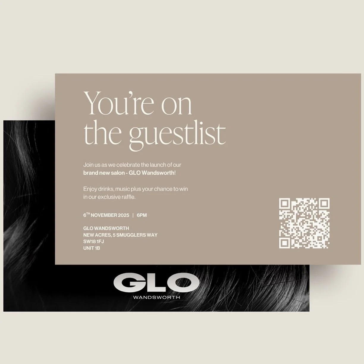 The GLO family is growing! Celebrate the launch of GLO Wandsworth with us - an evening of drinks, music and a little sparkle. ✨

We can&rsquo;t wait to celebrate with you all 🤍

Don&rsquo;t forget to grab a raffle ticket on arrival to be in to win a