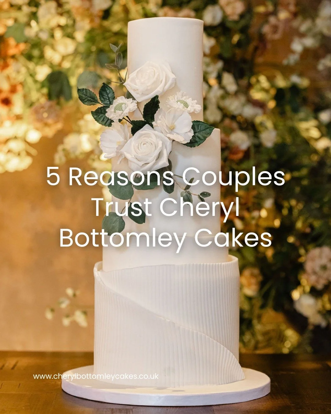 Every couple I work with values peace of mind, artistry, and timeless designs. 

From bespoke sketches to handcrafted sugar flowers, every detail is made for your story.

Each cake is delivered and styled personally, ensuring everything looks as beau