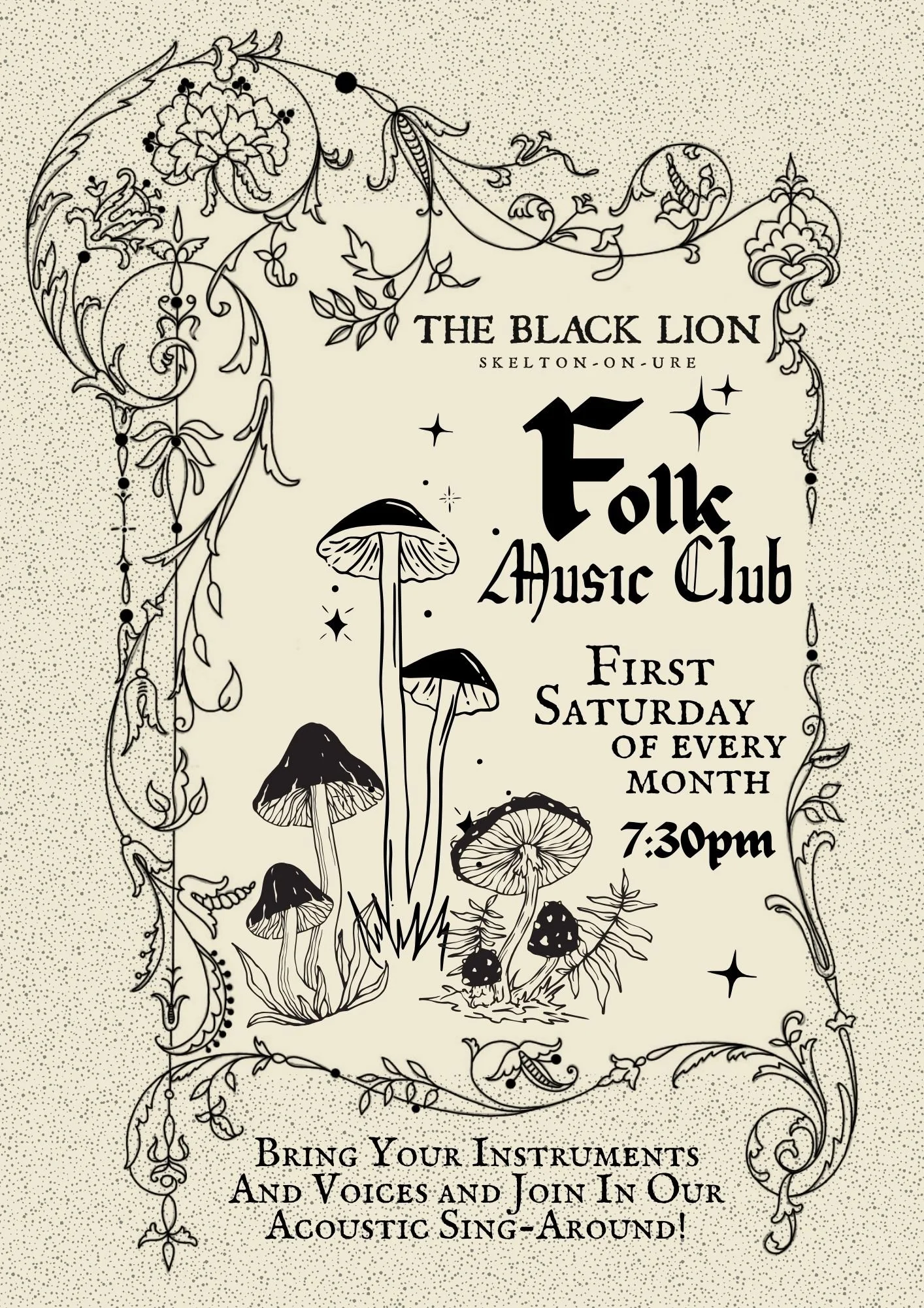 The Black Lion Folk Club (Monthly)
