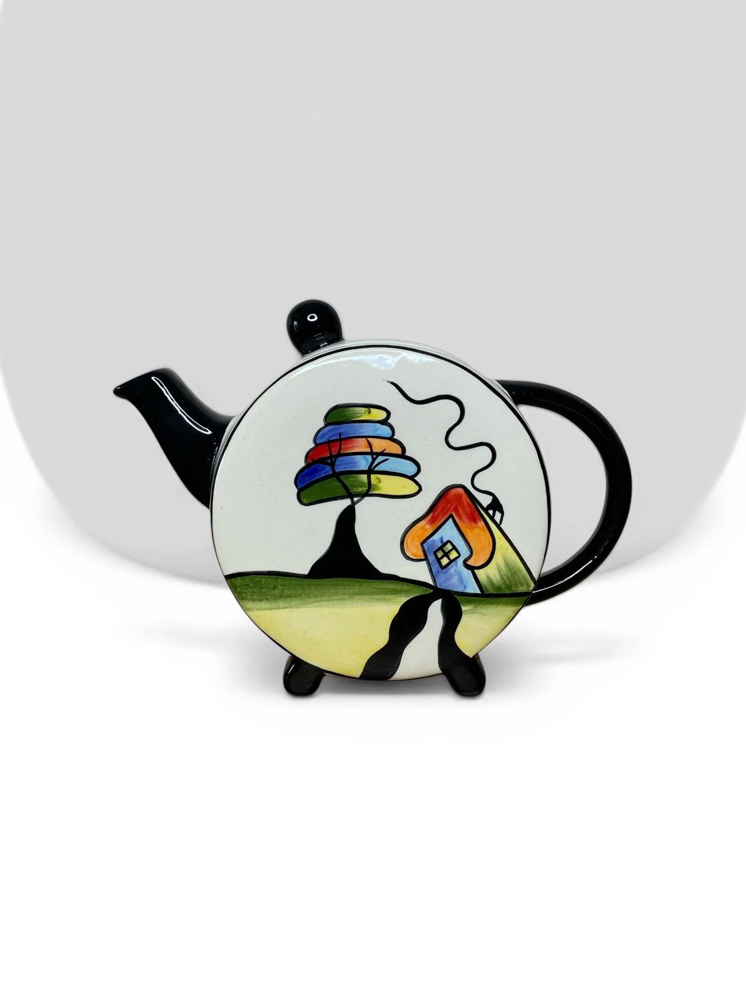 LORNA BAILEY  Teapot in The Fantasia Cottage pattern