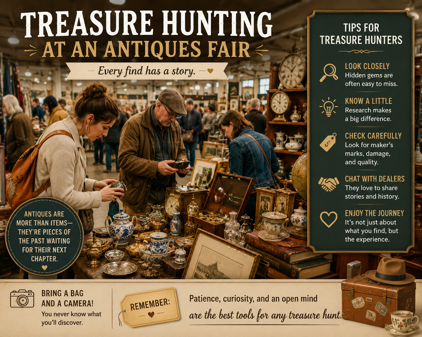 Hunting Treasure at an Antiques Fair