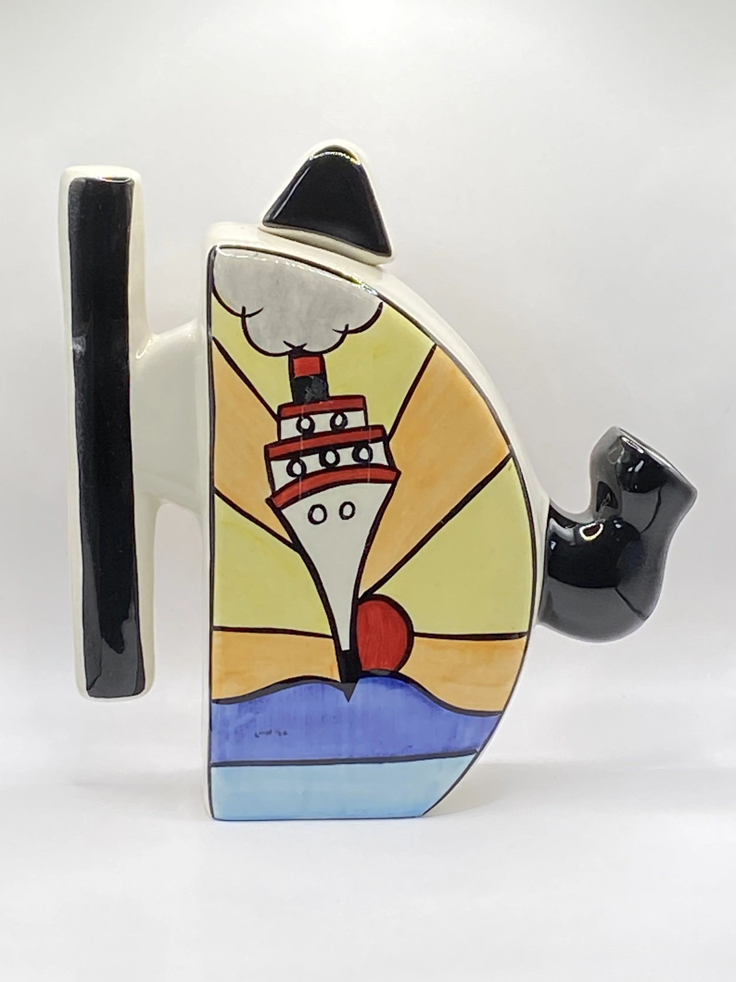 LORNA BAILEY  Teapot in The Cruise pattern