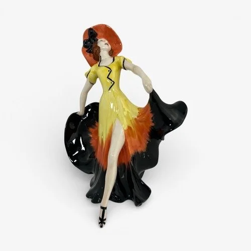 LORNA BAILEY Art Deco Lady Figurine Celia, Limited Edition 61/100. With certificate.