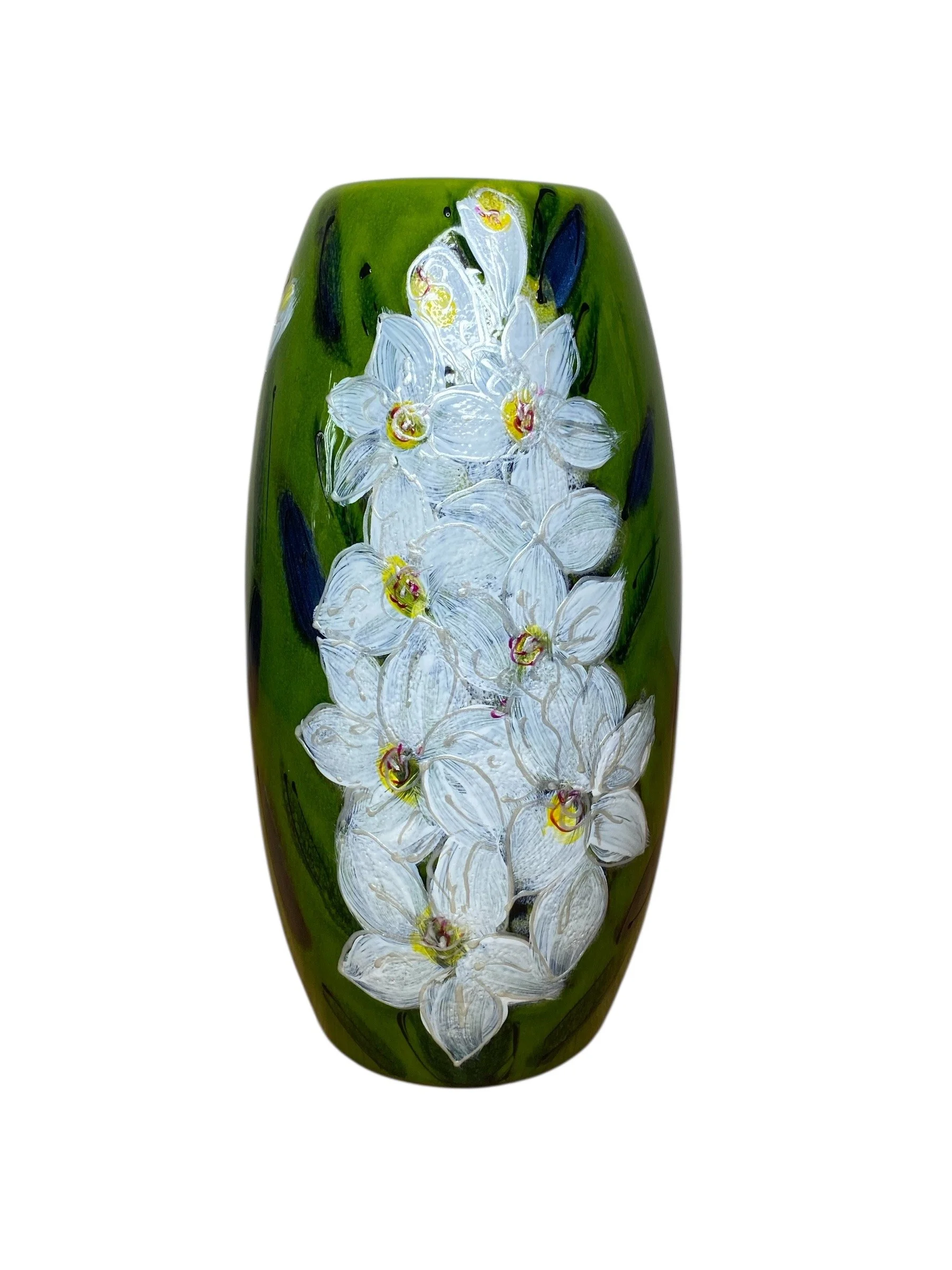 ANITA HARRIS Skittle Vase in the Gladioli design