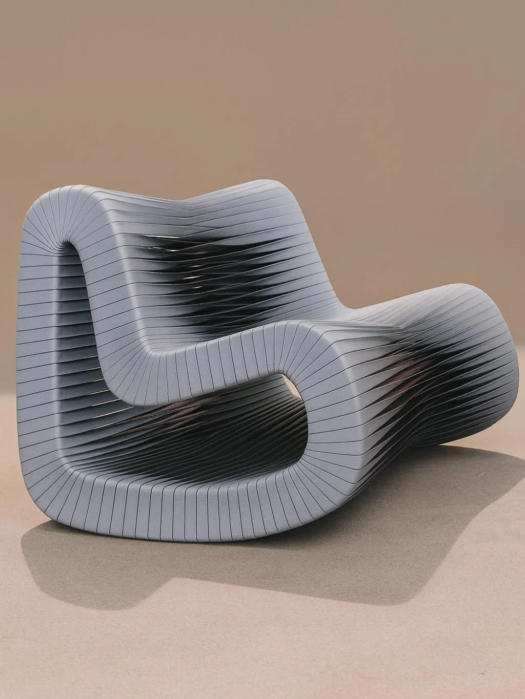 Part sculpture, part sanctuary 🎭 this piece from our Distinct Elegance home transformation redefines what it means to live with art. Its bold lines and fluid form transform the everyday chair into an architectural statement, inviting both comfort an